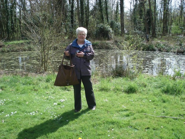Anne at
                          lake