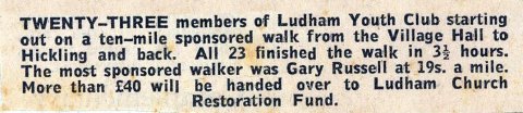 sponsored walk