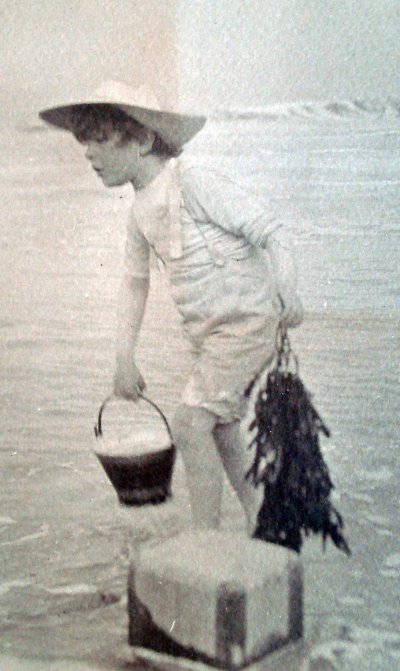 Out of
                            sea