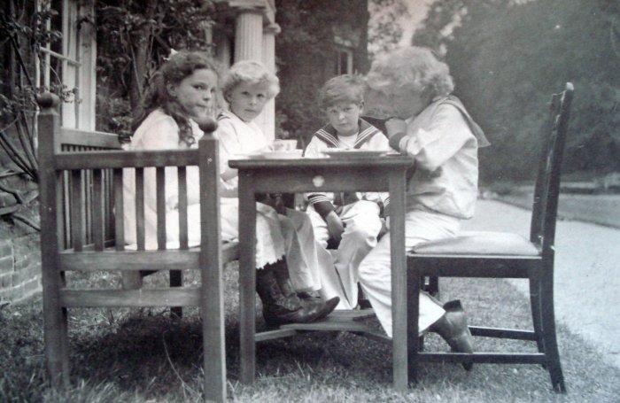 at table