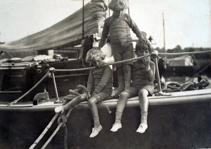 on a wherry