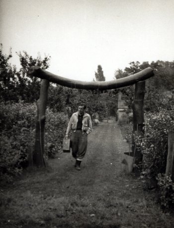 in garden