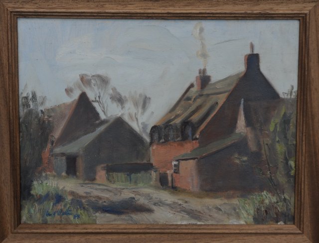 Manor Farm Painting