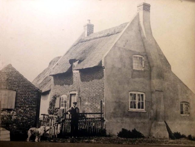 outside cottage at Thurne